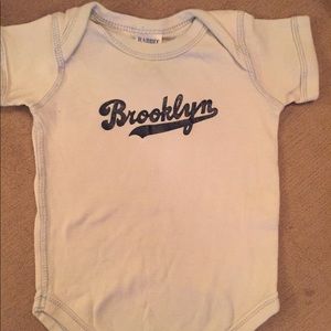 Brooklyn baby onesie!